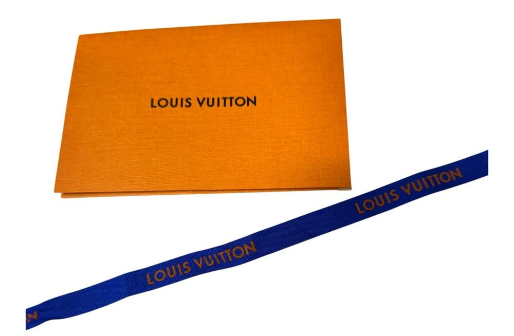 Louis Vuitton 46” Ribbon & Note Card Envelope Authentic Packaging